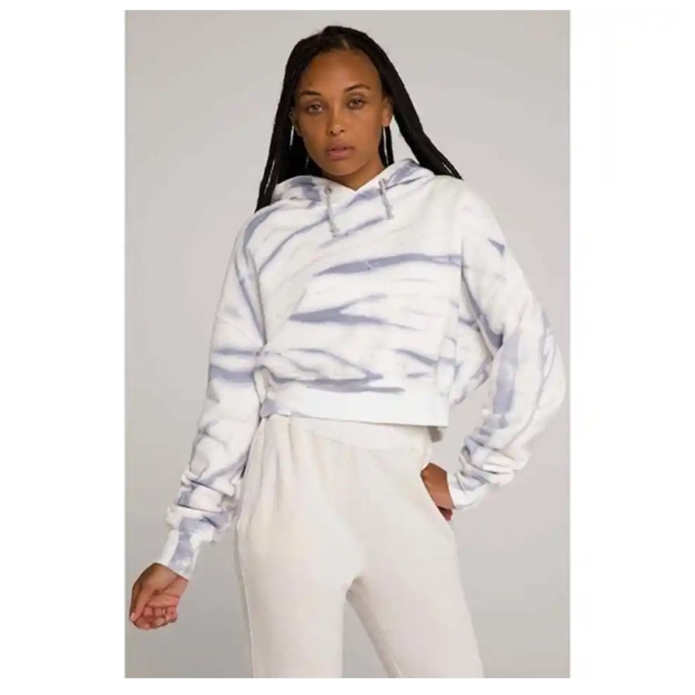 Good American Cropped Hoodie